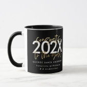 Moderne Foto-Abschluss mit Schwarz und Gold Tasse (Links)