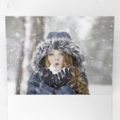 Moderne Foto Abschluss Tri-Fold Ankündigung (Innen Erste Seite)