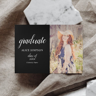 Moderne Foto Abschluss Tri-Fold Ankündigung