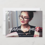 Moderne Foto-Abschlussfeier Ankündigung (Vorderseite)