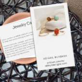 Moderne Foto Artisan Juwelierpflegekarte