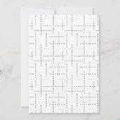 Moderne Foto Baby Birth Ankündigung (Rückseite)