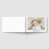 Moderne Foto Baby-Taufe Gästebuch (Voll)