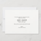 Moderne Foto Babydusche Danke, Birth Ankündigung (Rückseite)