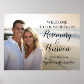 Moderne Foto Begrüßung Poster (Vorne)