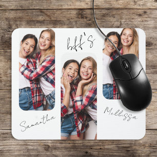 Moderne Foto BESTE FREUNDIN Freunde Personalisiert Mousepad