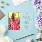 Moderne Foto Bridal Dusche Einladung (In Situ (Hochzeit))