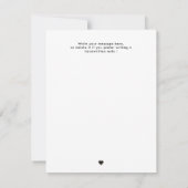 Moderne Foto Bridesmaid Cards, Vorschlag von Bride (Rückseite)