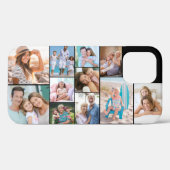 Moderne Foto Collage 11 Picture Black Sideways Case-Mate iPhone Hülle (Rückseite (Horizontal))