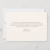 Moderne Foto Collage Arch Form Geburtserklärung ve (Rückseite)