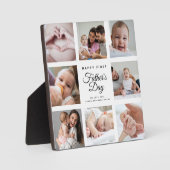 Moderne Foto Collage des ersten Vaters Fotoplatte (Vorderseite)