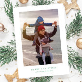 Moderne Foto Collage grün fröhlich Weihnachten glü