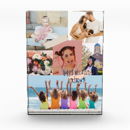 Moderne Foto Collage Happy verspätete Geburtstagsk