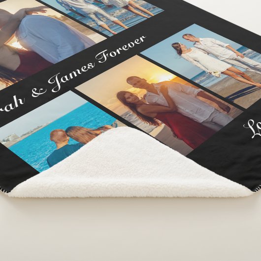 Moderne Foto Collage Meilensteine    Memory behalt Sherpadecke (3/4)