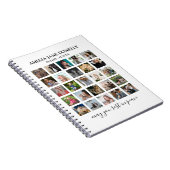 Moderne Foto Collage Memorial Guest Notizblock (Rechte Seite)