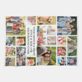 Moderne Foto-Collage mit 19 Bildern in individuell Geschirrtuch (Horizontal)