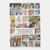 Moderne Foto-Collage mit 19 Bildern in individuell Geschirrtuch (Vertikal)