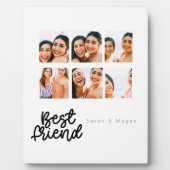 Moderne Foto-Collage mit bester Freundin Fotoplatte (Vorderseite)