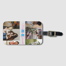 Moderne Foto Collage mit Monogramm iPad Air Cover