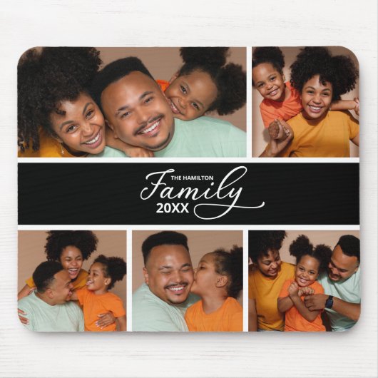 Moderne Foto Collage Mousepad (Vorne)