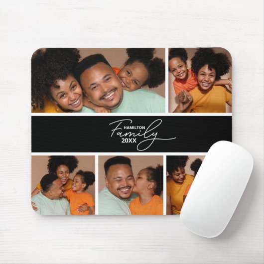 Moderne Foto Collage Mousepad (Mit Mouse)