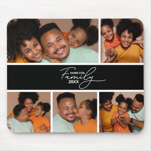 Moderne Foto Collage Mousepad (Vorne)
