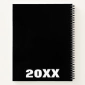 Moderne Foto Collage & Name Notizblock (Rückseite)