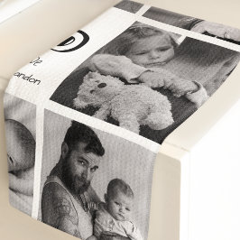 Moderne Foto Collage Nummer Eins Vater Golfhandtuch