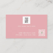 Moderne Foto Collage Personal Trainer Fitness Visitenkarte (Rückseite)