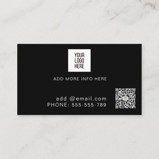 Moderne Foto Collage Personal Trainer Fitness Visitenkarte (Rückseite)