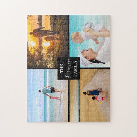 Moderne Foto Collage Puzzle (Vertikal)