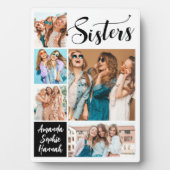 Moderne Foto Collage Sisters Fotoplatte (Vorderseite)