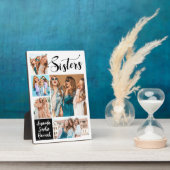 Moderne Foto Collage Sisters Fotoplatte (Seite)