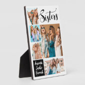 Moderne Foto Collage Sisters Fotoplatte (Seite)