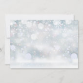 Moderne Foto Collage Weihnachts-Geburtserklärung Feiertagskarte (Rückseite)