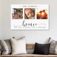 Moderne Foto Collage Zuhause nicht nur ein Ort