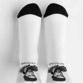 Moderne Foto Crew Socken (Oben)