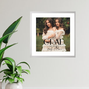 Moderne Foto-Doppel-Abschluss High School  Foliendrucke