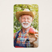 Moderne Foto Einfache Gedenkkarte Beerdigung Gebet (Vorderseite)