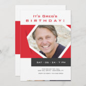 Moderne Foto Einladung (Vorne/Hinten)