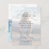 Moderne Foto-Feier zum Leben Postkarte (Vorne/Hinten)