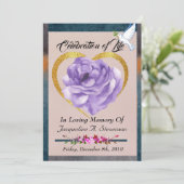 Moderne Foto-Feier zur Lebensordnung Programm (Stehend Vorderseite)