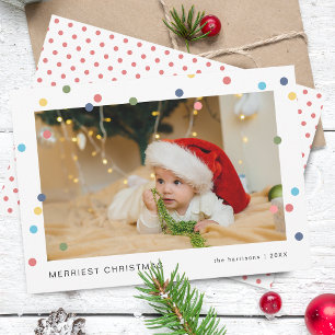 Moderne Foto-Ferienkarte Feiertagskarte