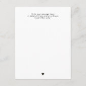 Moderne Foto Flower Girl Vorschlag Card (Rückseite)