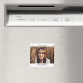 Moderne Foto-Gedenkfeier des Lebens Magnet (In Situ (Geschirrspüler))