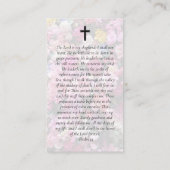 Moderne Foto-Gedenkkarte Telefonnummerkarte (Rückseite)