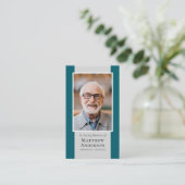 Moderne Foto-Gedenkkarte Telefonnummerkarte (Stehend Vorderseite)