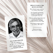 Moderne Foto-Gedenkkarten Visitenkarte