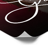 Moderne Foto Graduation Party Willkommen Poster (Ecke)