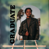 Moderne Foto Graduierungspartei Acrylschild (Neutral)